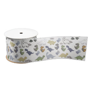 Dinosaurs Satin Ribbon