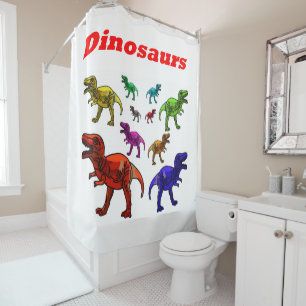 Dinosaurs Shower Curtain