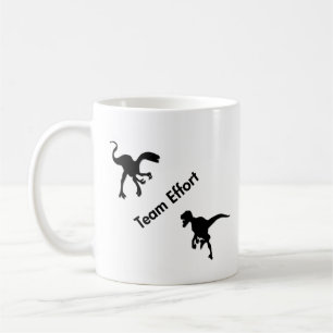 Dinosaurs Team Effort Coffee Mug