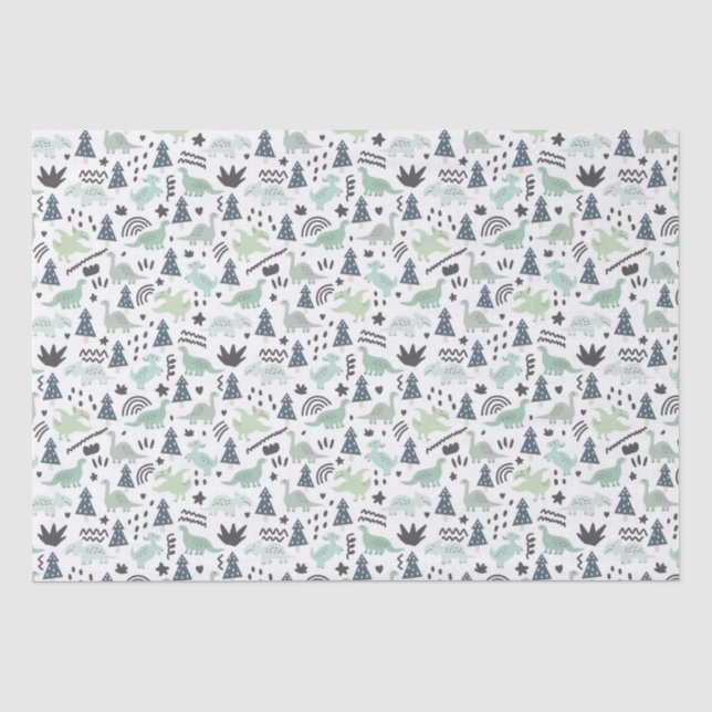 Dinosaurs! Tissue Paper (Front)