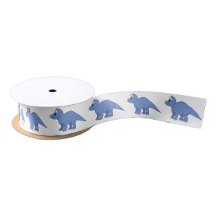 Dinosaurs: Triceratops 1.5 Inches Satin Ribbon