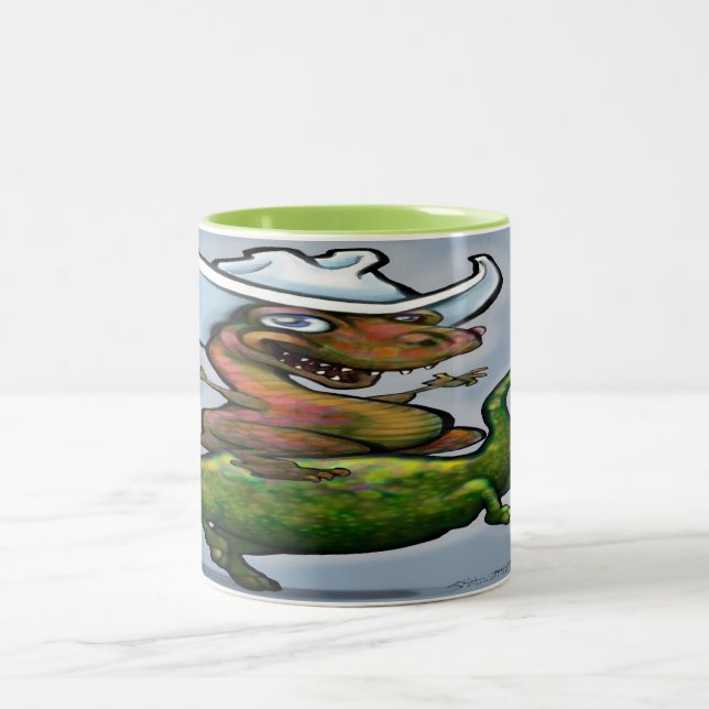 Dinosaurs Two-Tone Coffee Mug (Center)