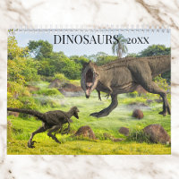 Dinosaurs Tyrannosaurus Raptor Jurassic Any Year