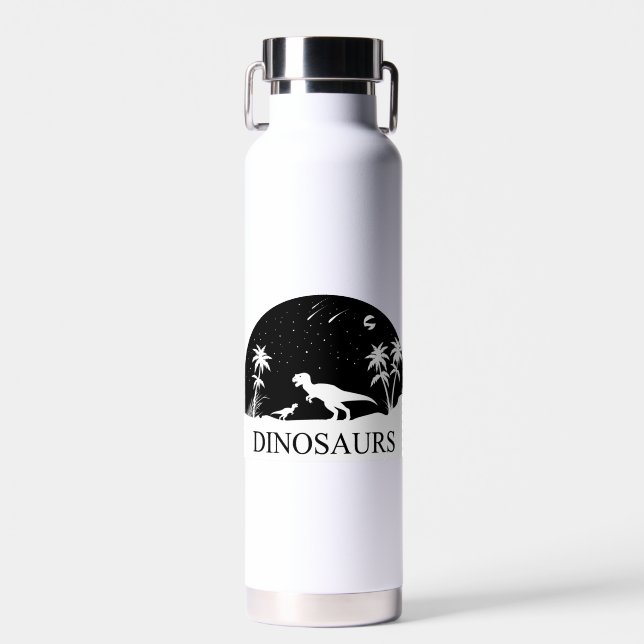 Dinosaurs Under the Stars Water Bottle (Front)