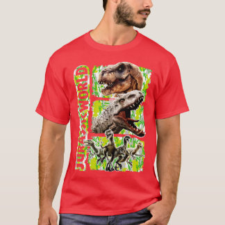 Dinosaurs Unleashed TRex Indominus Rex and Velocir T-Shirt
