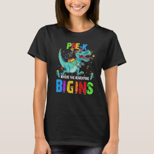 Dinosaurus Pupil Look Out I'm Going To Crush Pre K T-Shirt