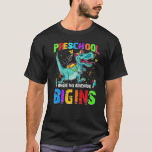 Dinosaurus Pupil Look Out I'm Going To Crush Presc T-Shirt