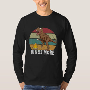 Dinos'more Camping Dinosaur Trex Camp Camper Smore T-Shirt