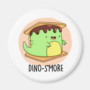 Dinosmore Funny Dinosaur Pun Magnet