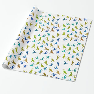 Dinosuars Pattern Wrapping Paper