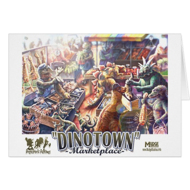 Dinotown Dinosaur Marketplace card (Front Horizontal)