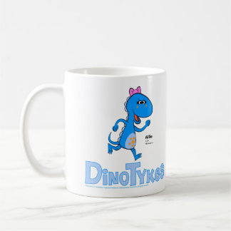 Dinotykes Allie is an Allosaurus Coffee Mug