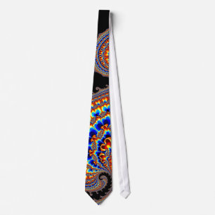 Dinozaur - Fractal Art Tie
