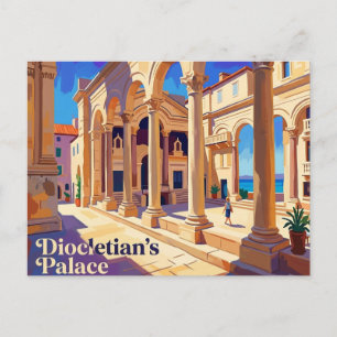 Diocletian's Palace Croatia Postcard