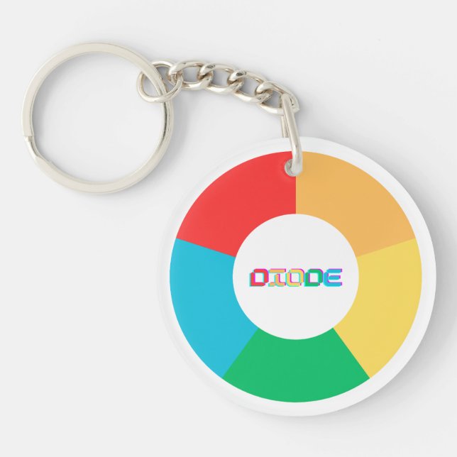 Diode Circle Key Ring (Front)
