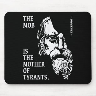 Diogenes Stoic Philosopher Ancient Greek Wisdom Qu Mouse Pad
