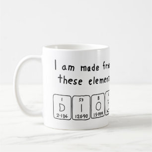 Dion periodic table name mug