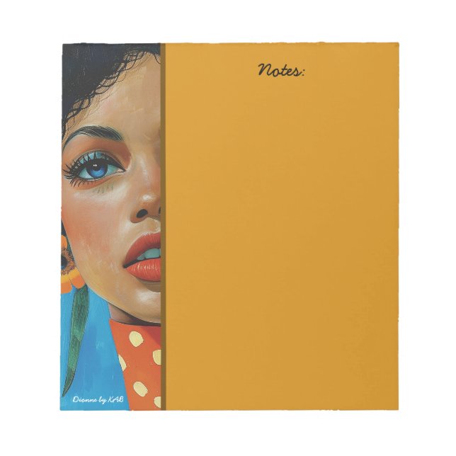 Dionne by KAB Notepads (Front)