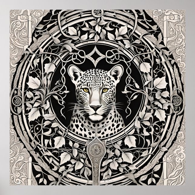 Dionysian Leopard Symbol Dionysos Bachus Bacchus Poster (Front)