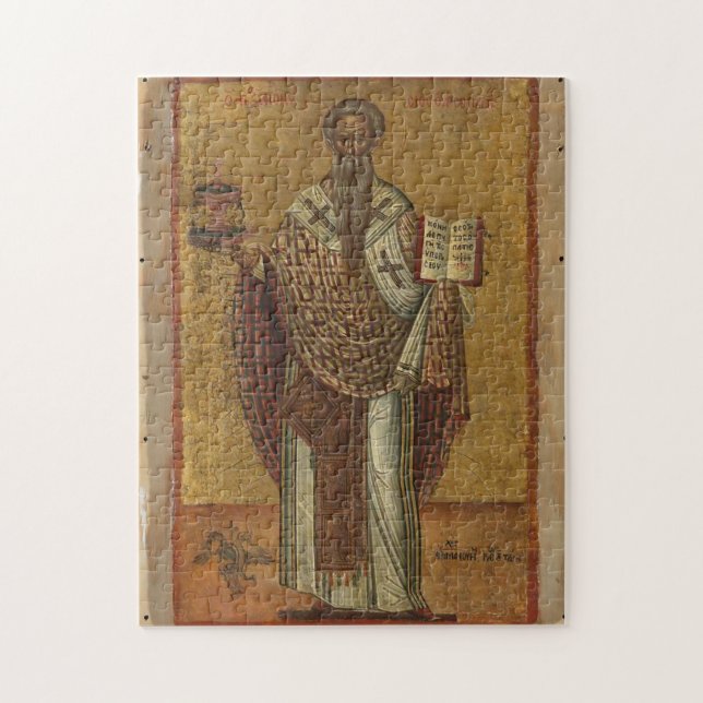 Dionysius the Areopagite by Emmanuel Tzanes Jigsaw Puzzle (Vertical)