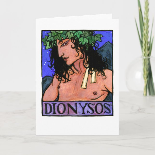 Dionysos Greeting Card (Front)