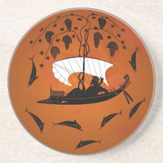 Dionysus and the Dolphins Coaster
