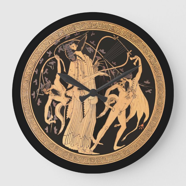 Dionysus and the Satyrs Large Clock (Front)