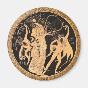 Dionysus and the Satyrs Magnet