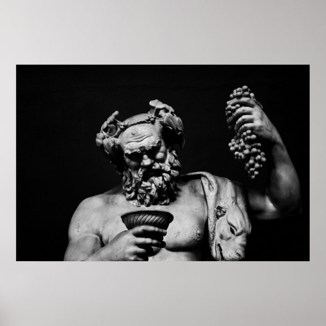 Dionysus with goblet poster (Front)