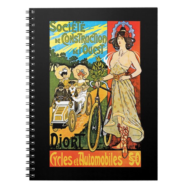 Diort Cycles and Automobiles Notebook (Front)
