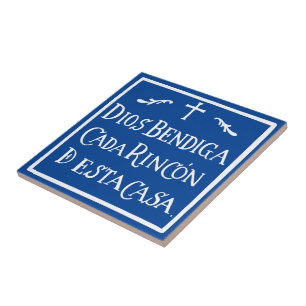 Dios bendiga cada rincon ceramic tile