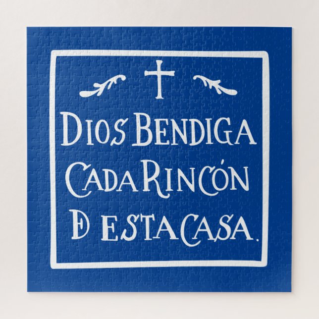 Dios bendiga cada rincon jigsaw puzzle (Vertical)