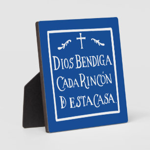 Dios bendiga cada rincon plaque