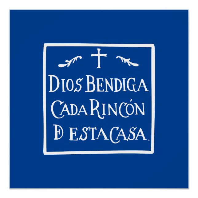 Dios bendiga cada rincon poster (Front)