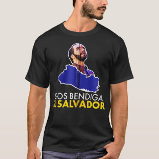 Dios Bendiga El Salvador, Nayib Bukele Presidente  T-Shirt