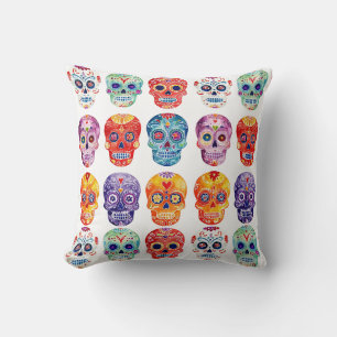 Dios de La Muerte Skull Cushion