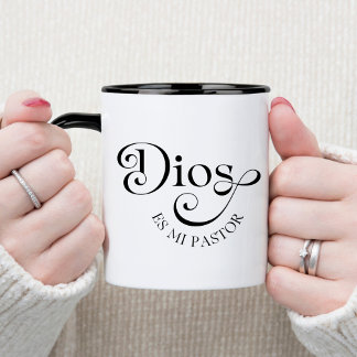 Dios Es Mi Pastor Spanish Christian Coffee Mug