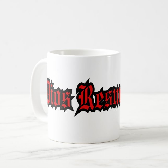 Dios Resurrection Logo, 11 oz Coffee Mug (Front Left)