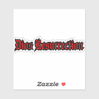 Dios Resurrection Logo Sticker