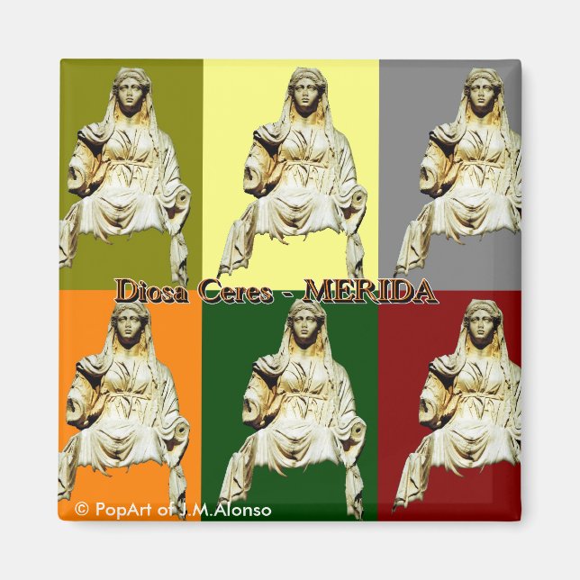 Diosa Ceres Magnet (Front)