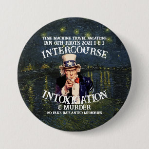 Dioxide Trump 7.5 Cm Round Badge