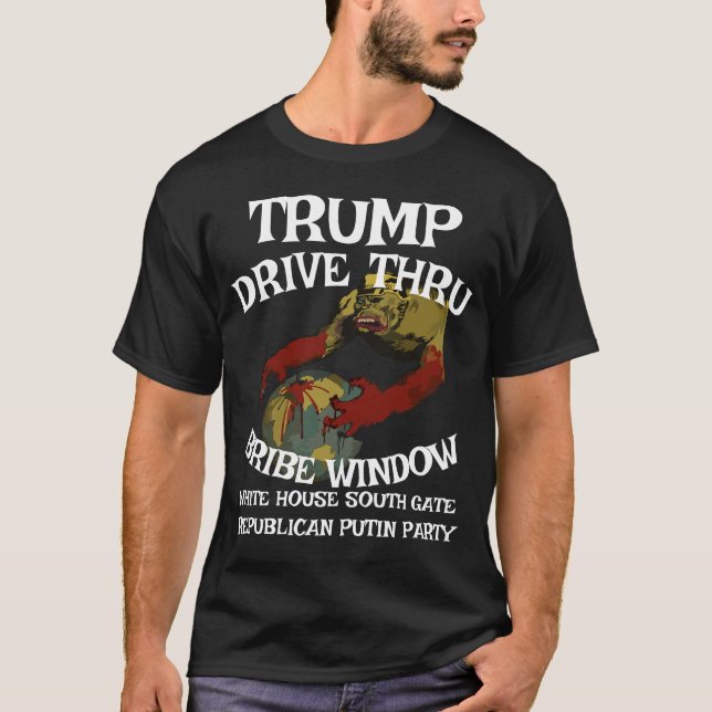 Dioxide Trump Tragic End Hate full Life IUD Broken T-Shirt (Front)