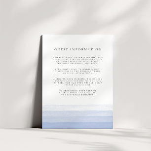 Dip Dye Guest Details Enclosure Card Amethyst