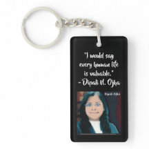 Dipali Ojha (double-sided) keychain by RoseWrites
