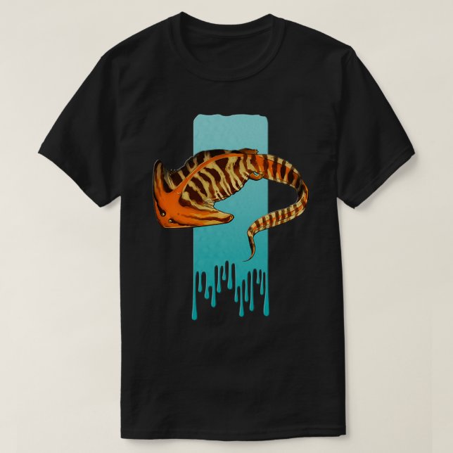 Diplocaulus the HammerHeaded Salamander Shirt (Design Front)