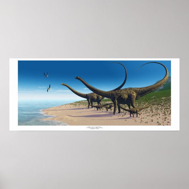 Diplodocus Herd Print (Front)