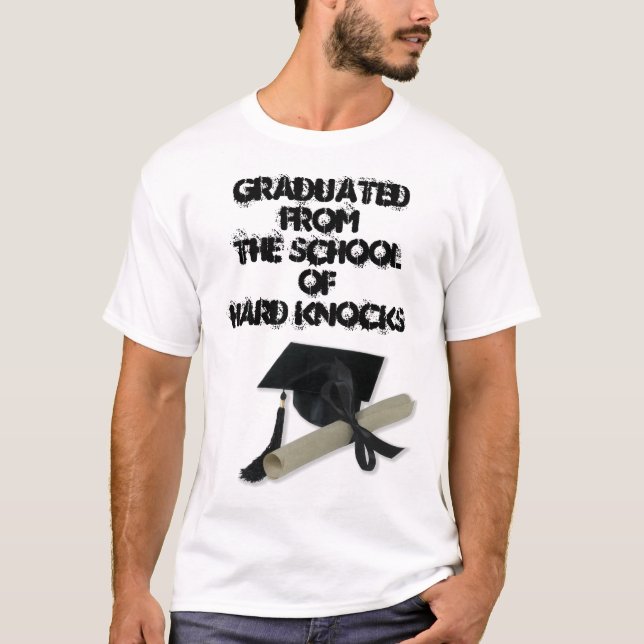 Diploma and Graduation Cap ( Mortar Board ) T-Shirt (Front)