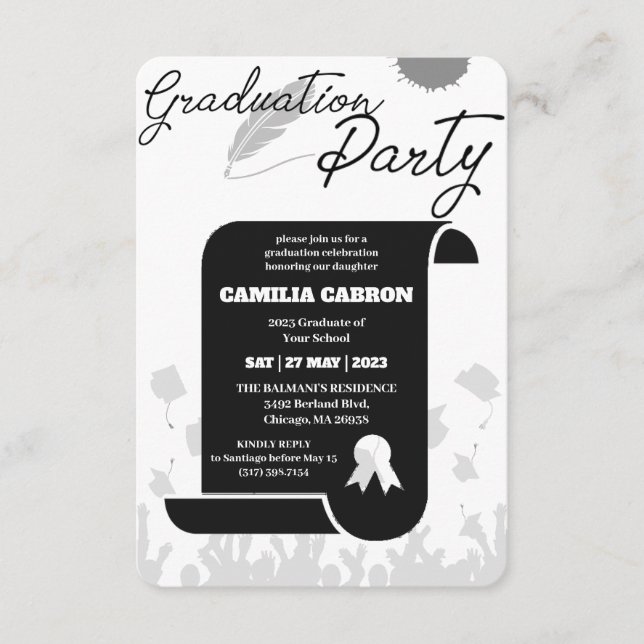 Diploma  enclosure card (Front)