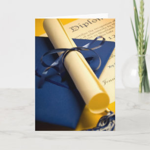 Diploma Graduation Card
