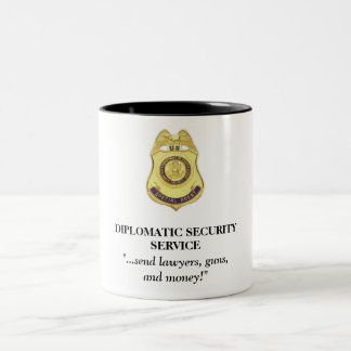 Diplomatic Security Service mug - send lawyers
